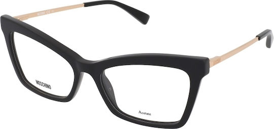 Moschino Eyeglass Frame Butterfly Black MOS602 807