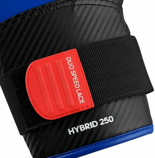 adidas Hybrid Γάντια Πυγμαχίας από Συνθετικό Δέρμα για Αγώνα Μπλε