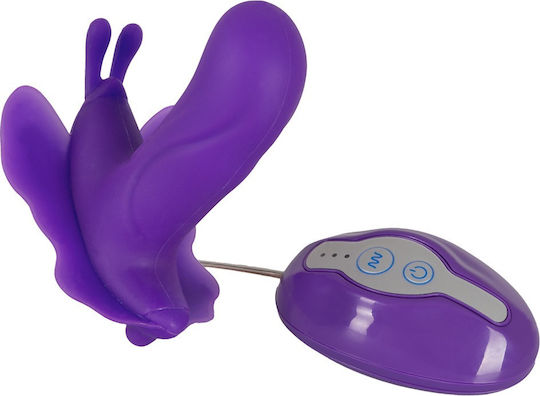 Seven Creations Flutter Butterfly Klitoris Vibrator mit Fernbedienung 2cm Lila
