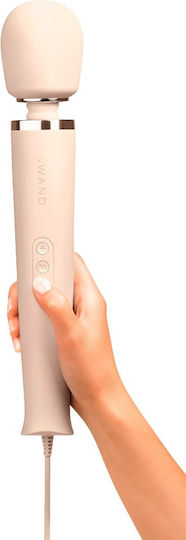 Le Wand Powerful Plug-In Vibrating Massager Vibrator Massage 19.5cm Cream