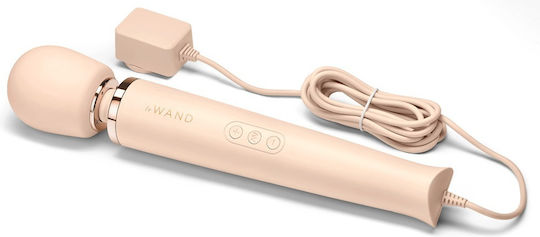 Le Wand Powerful Plug-In Vibrating Massager Vibrator Massage 19.5cm Cream