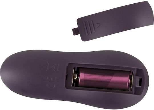 Couples Choice Double Vibrator with Remote Control Remote Controlled Couple's Vibrator 18.5cm Purple