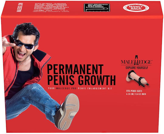 Male Edge Pro Penis Extender Enlarger Kit Penis Enhancer Μεγεθυντής Έλξης Πέους Μαύρος