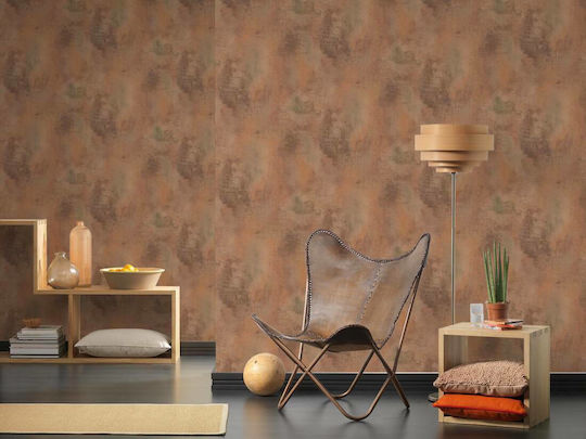 Wall Wallpaper Deco World Vinyl Brown 1000x53cm