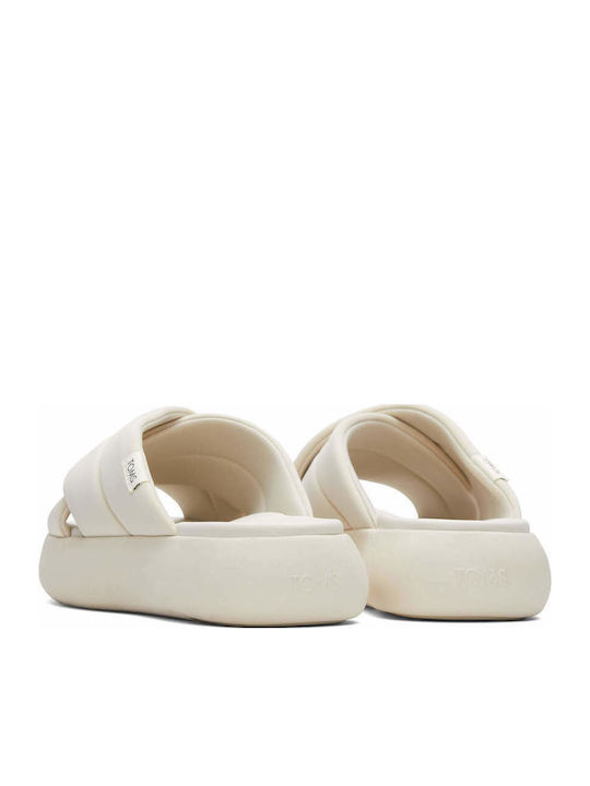 Alpargata Mallow Women's Flat Sandals in Beige Color