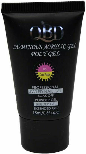 QBD Luminous Acrygel Гел за изкуствени нокти Corn Poppy 15мл