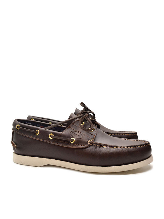 Dallas Δερμάτινα Ανδρικά Boat Shoes Coffee