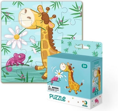 Παιδικό Puzzle Καμηλοπάρδαλη 16pcs για 3+ Ετών Dodo