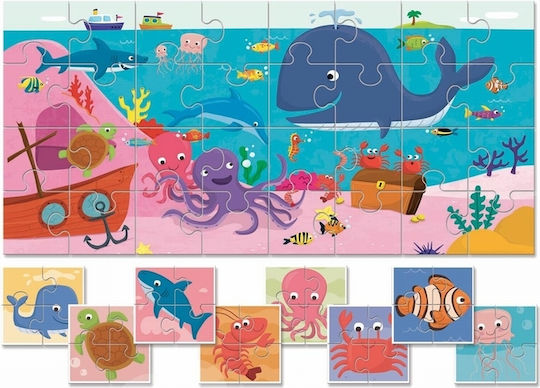 Παιδικό Puzzle Η Θάλασσα για 2+ Ετών 32pcs Ludattica
