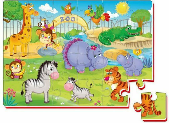 Kinderpuzzle Dschungel 24pcs Roter Kafer