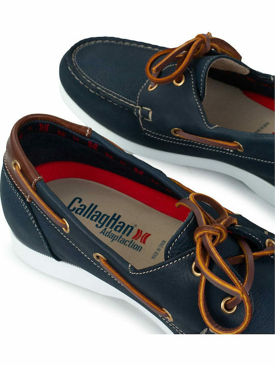 Δερμάτινα Ανδρικά Boat Shoes Marino Blue
