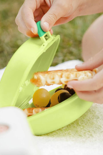 Monbento MB Gram Plastic Kids' Food Container 0.6lt Green x x 7cm