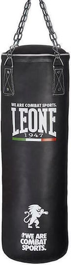 Leone Punga sintetică Punga de box 40kg cu înălțimea 120cm Negru
