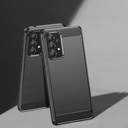 Hurtel Carbon Flexible Back Cover Σιλικόνης Μαύρο (Galaxy A53)