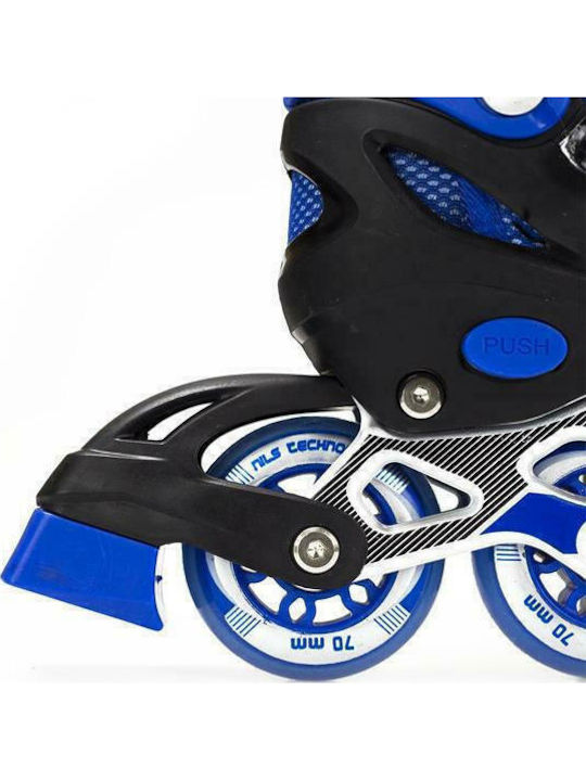 Nils NJ1828 16-00-032 Inline Einstellbar Rollers Blau Erwachsene/Kinder