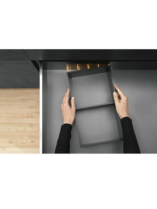 Blum Drawer Cutlery Tray Ambia Line Plastic 10x50x6cm Grey