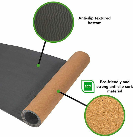 Tunturi Exercise Mat Yoga Beige (181x61x0.4cm)