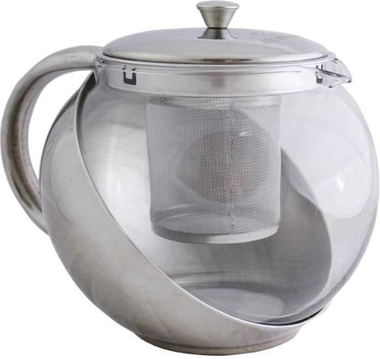 Elekom EK-2302 GK Чайник с Филтър Неръждаем Сребрист 900ml