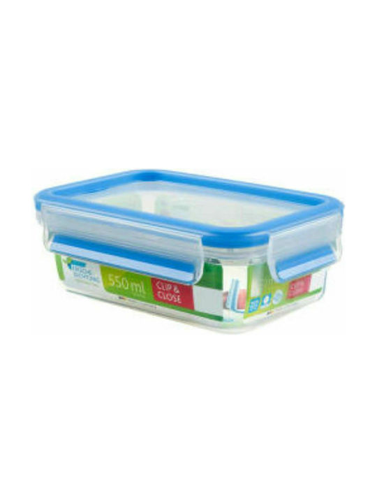 Tefal Clip & Close Lunch Box Plastic Μπλε Suitable for for Lid for Microwave Oven 1000ml 1pcs