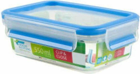 Tefal Microwave Plastic Lunch Box Clip & Close Blue 1000ml