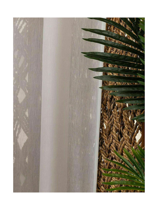 Palamaiki Curtain with Grommet BN21 Ecru 9-200036-002 140x260cm