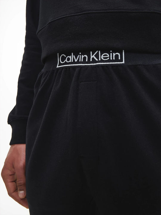 Calvin Klein Καλοκαιρινή Ανδρική Βερμούδα Πιτζάμας Βαμβακερή Μαύρη