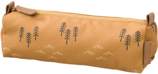 Fresk Pet Woods Pencil Case Barrel Yellow
