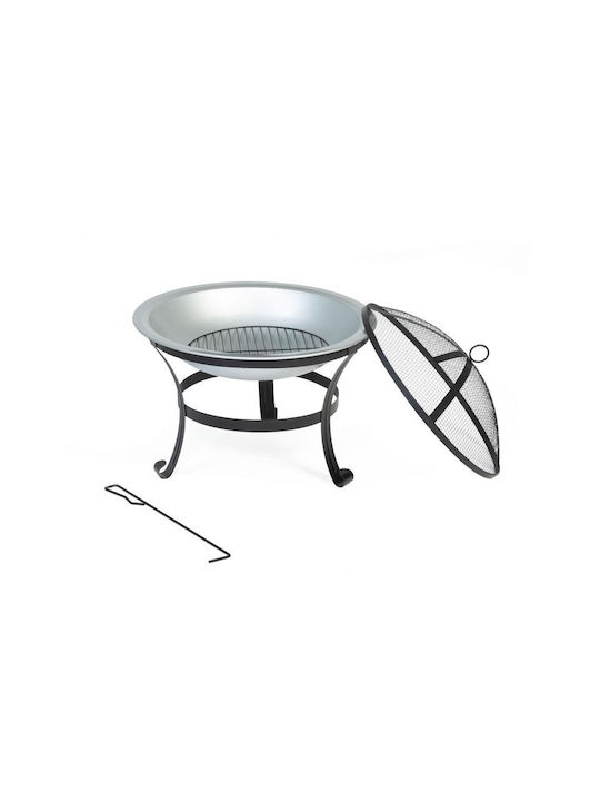 Inkazen Firepit Diego Black 58x58x45cm
