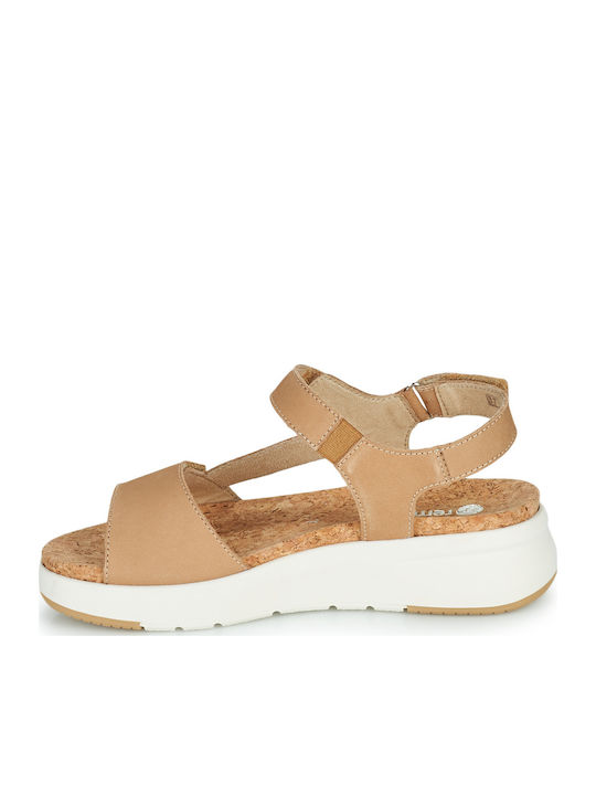 Anatomic Women's Leather Platform Shoes Brown