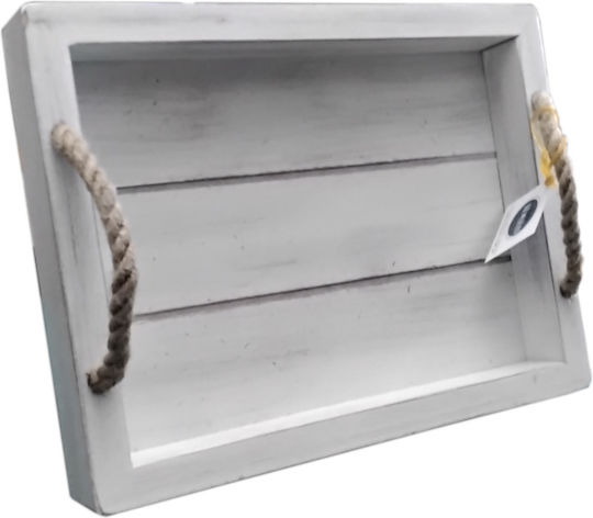 Korres Craft Ξύλινος Δίσκος Σερβιρίσματος 30x22.5x3.7cm
