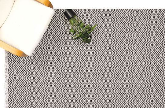 Newplan Kasbah 22108/603 Βαμβακερό με Κρόσια 127x190cm Γκρι