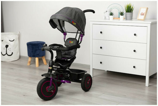 Toyz Buzz Превозно Средство с Ръкохватка за Родител за 18 Месеца Черно