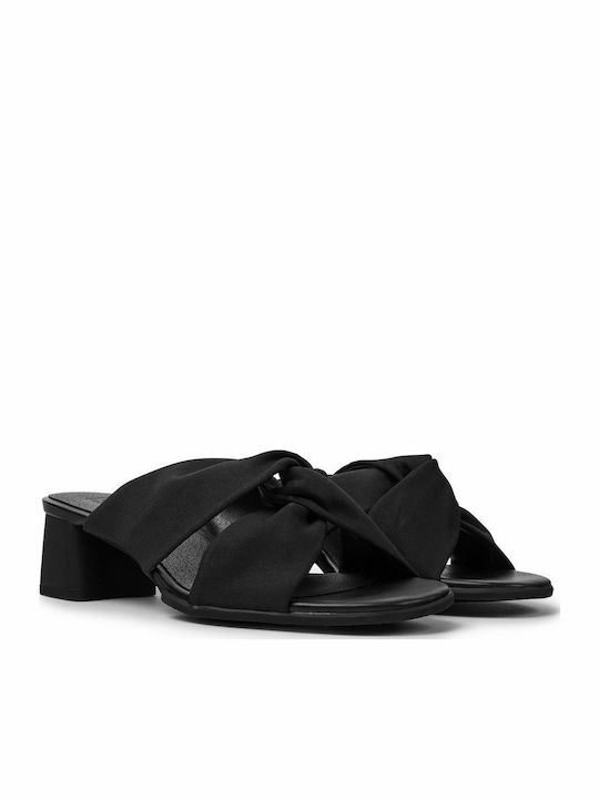 Casi Fabric Sandals Black