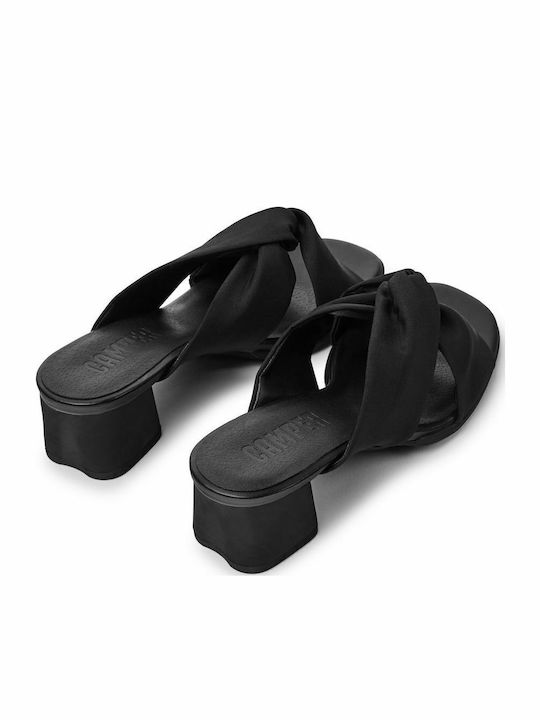 Casi Fabric Sandals Black