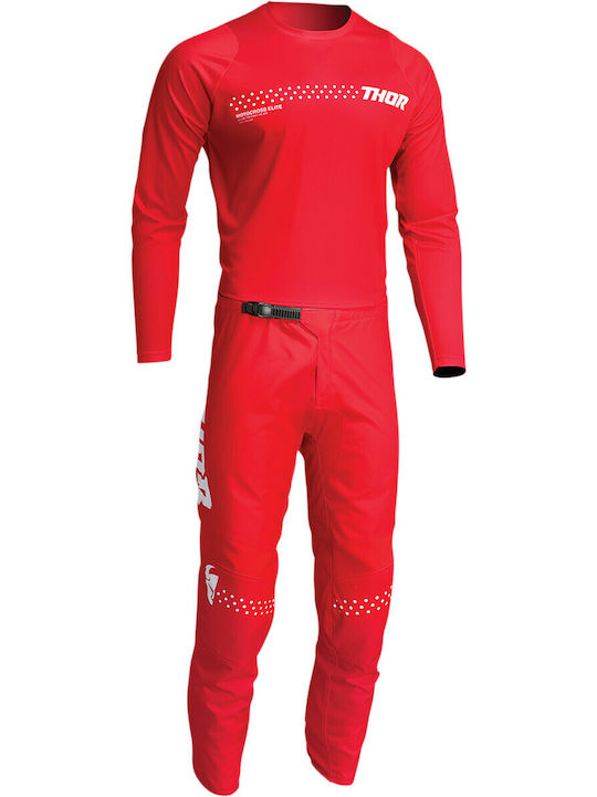 Thor MX Sector Minimal Bărbați Pantaloni Motocross Roșu