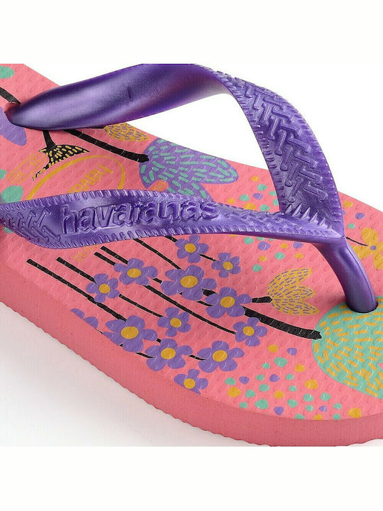 Șlapi pentru copii Flip Flops Violet Flores