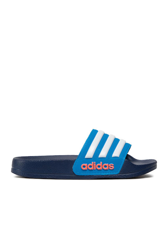 Kinder Badeschlappen Blau Adilette