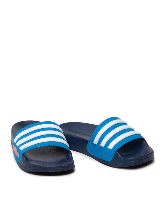 Kinder Badeschlappen Blau Adilette