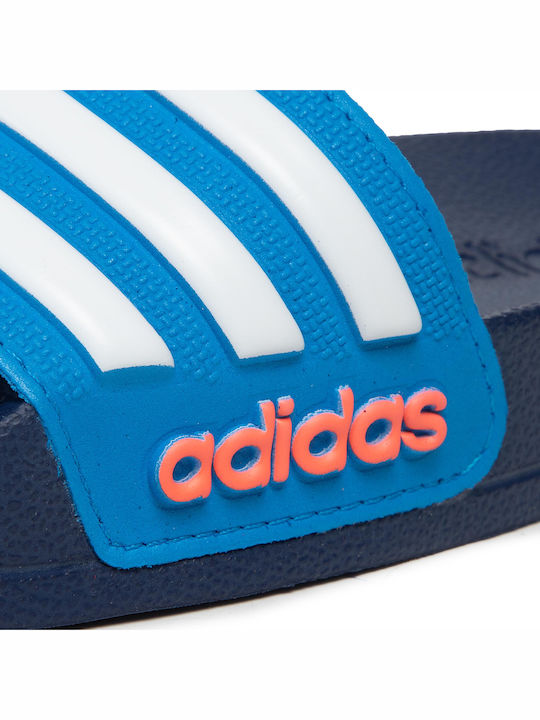 Kinder Badeschlappen Blau Adilette