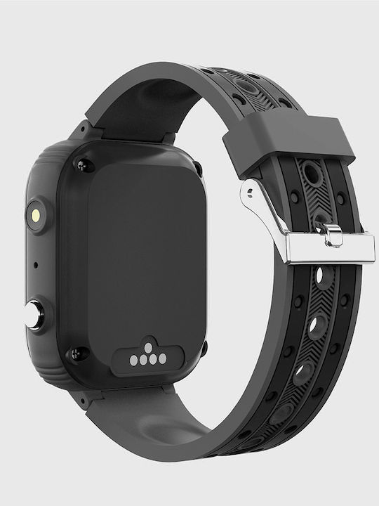 Manta Παιδικό Smartwatch 4G με Κάμερα Μαύρο