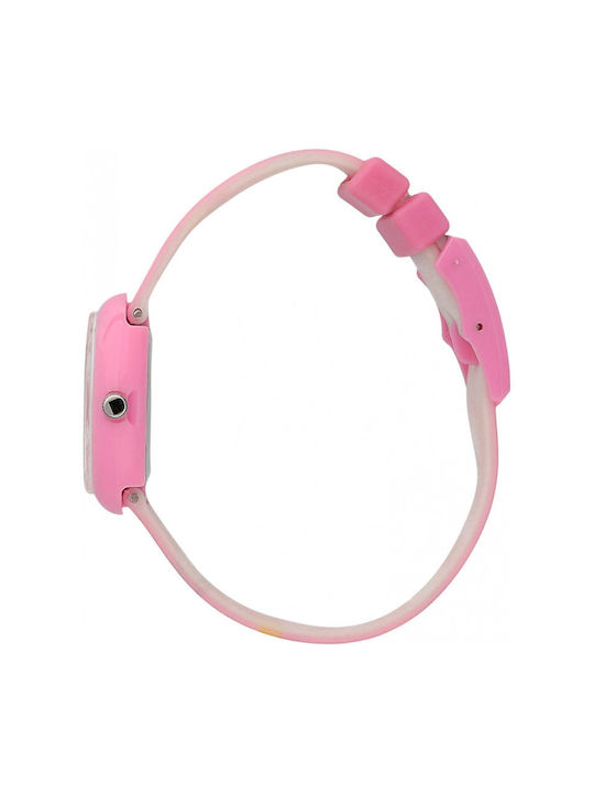 Kikou Kids Analog Watch with Rubber/Plastic Strap Pink