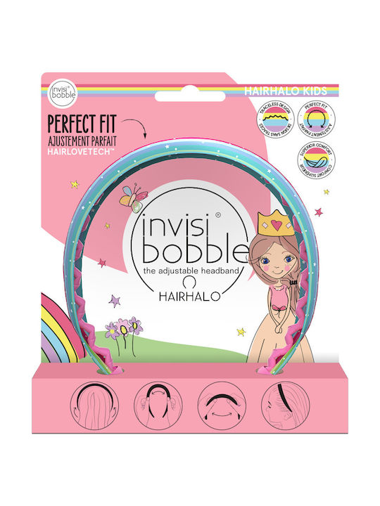Invisibobble Παιδική Στέκα Μαλλιών Hairhalo Rainbow Crown Πολύχρωμη