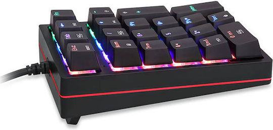Motospeed K24 Gaming Клавиатура с Outemu Blue превключватели и RGB осветление (Английски US)