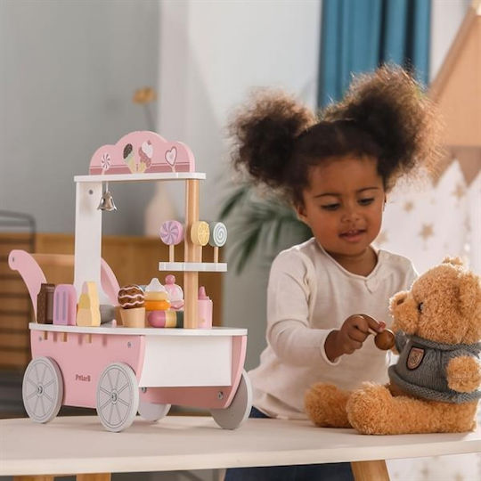 Viga Toys Μίνι Παγωτατζίδικο από Ξύλο για 3+ Ετών