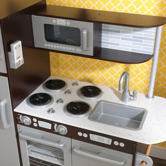 Kidkraft Uptown Espresso Wooden Kids Kitchen for 3+ Years