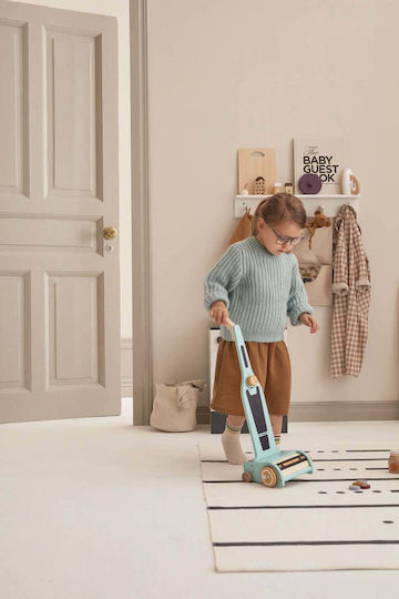 Kids Concept Ηλεκτρική Σκούπα από Ξύλο για 3+ Ετών