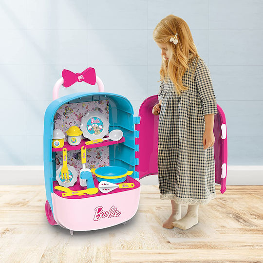 Bildo Mega Case Trolley Küchen Barbie Für 3+ Jahre 18 Stück