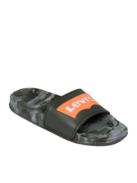 Kids' Slides Khaki Pool Digital