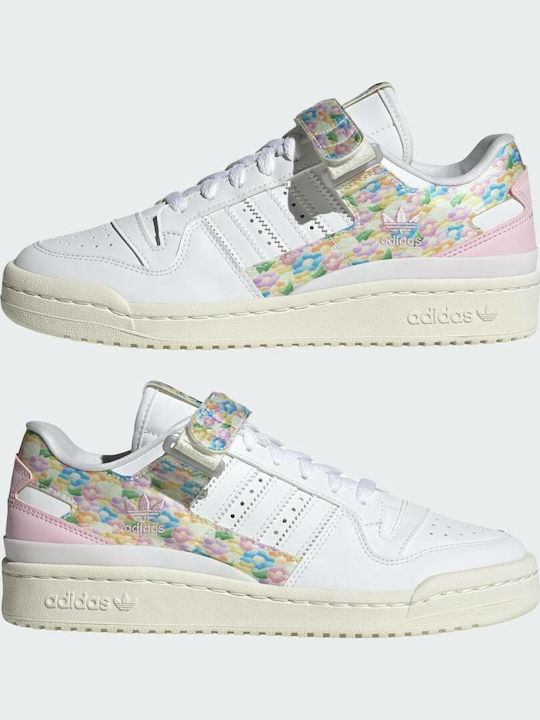 Disney Forum 84 Pantofi Sport Pentru Femei Alb Nor / Alb Cenușiu / Roz Clar