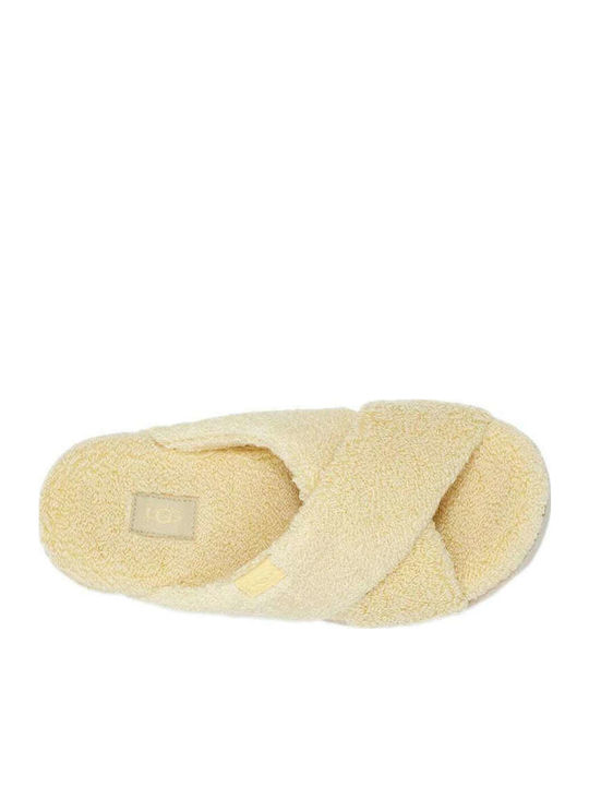 Fuzz Sugar Πετσετέ Χειμερινές Γυναικείες Παντόφλες Banana Pudding